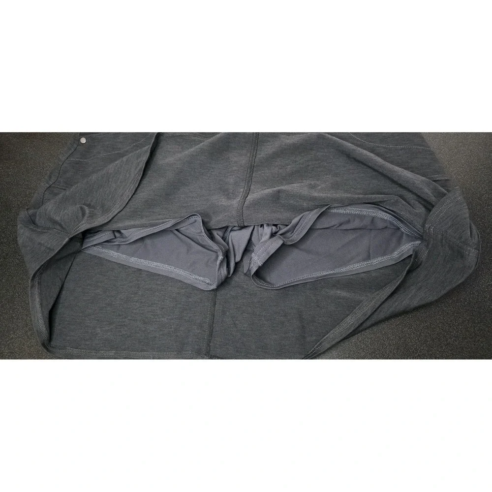 New Kuhl Women L Pull On Skort Grey Outdoor Athletic Hike Camp Gorpcore‎ Sport